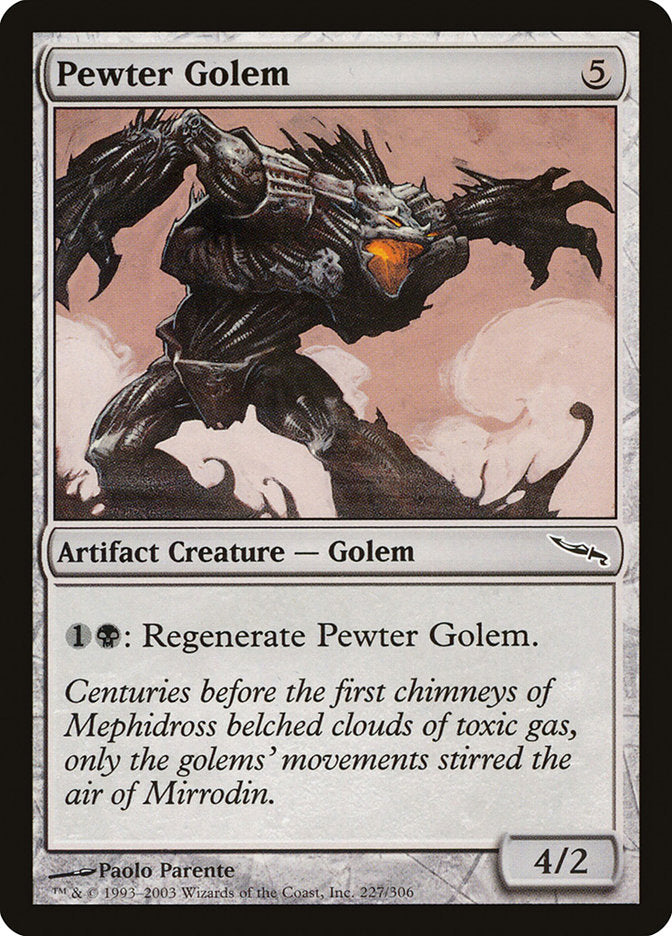 Pewter Golem [Mirrodin] | Pegasus Games WI