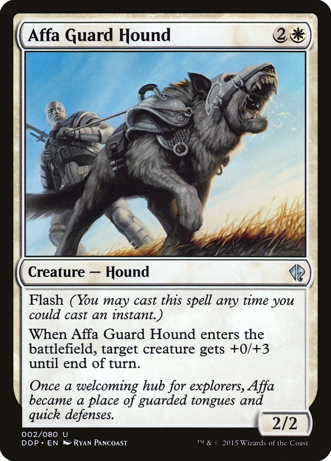 Affa Guard Hound [Duel Decks: Zendikar vs. Eldrazi] | Pegasus Games WI