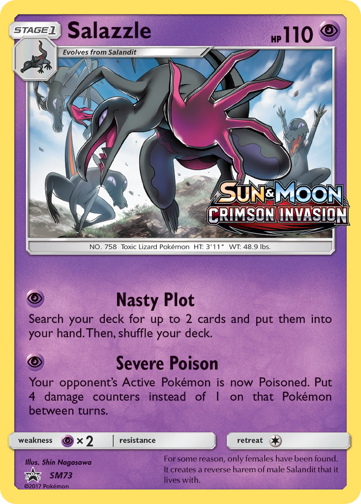 Salazzle (SM73) [Sun & Moon: Black Star Promos] | Pegasus Games WI