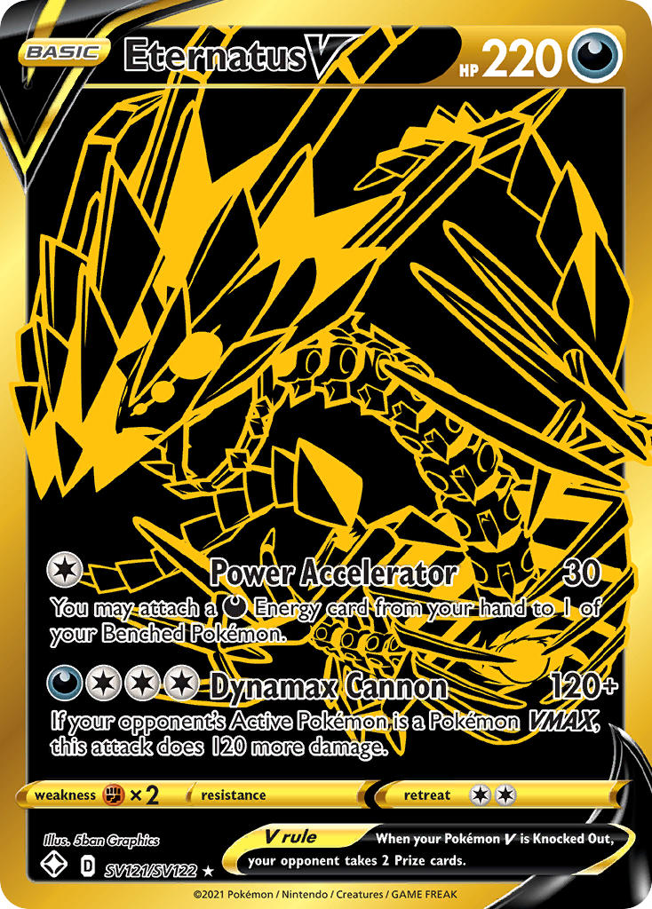 Eternatus V (SV121/SV122) [Sword & Shield: Shining Fates] | Pegasus Games WI