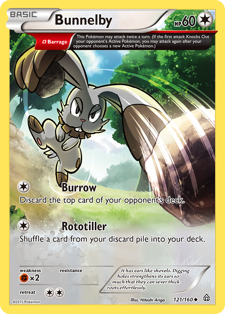 Bunnelby (121/160) [XY: Primal Clash] | Pegasus Games WI