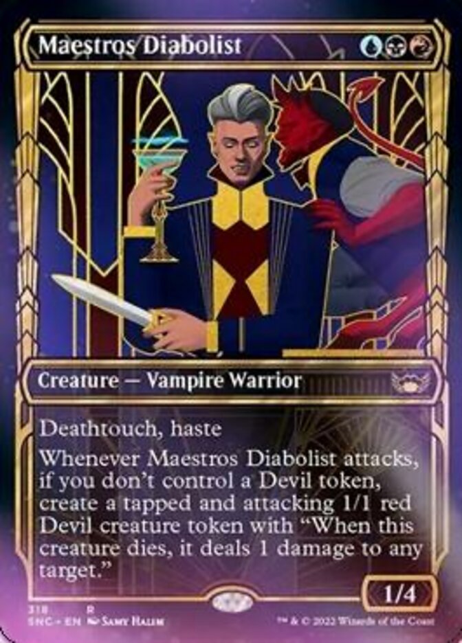 Maestros Diabolist (Showcase Golden Age) [Streets of New Capenna] | Pegasus Games WI