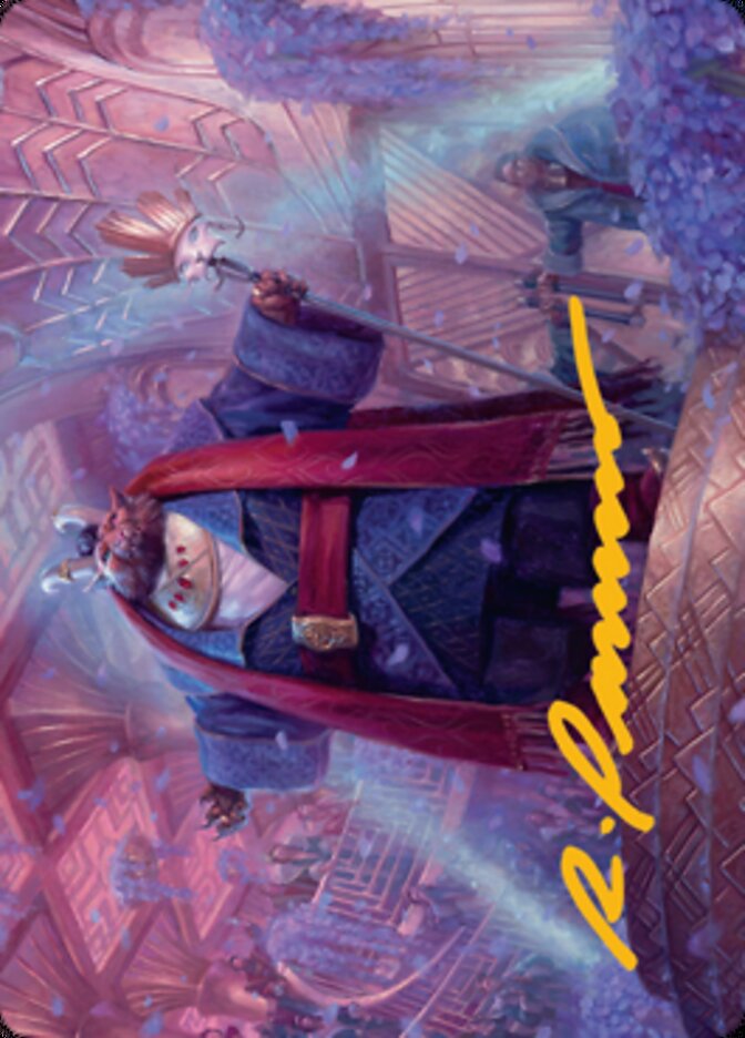 Jetmir, Nexus of Revels 1 Art Card (Gold-Stamped Signature) [Streets of New Capenna Art Series] | Pegasus Games WI