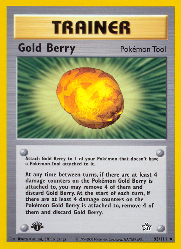 Gold Berry (93/111) [Neo Genesis 1st Edition] | Pegasus Games WI