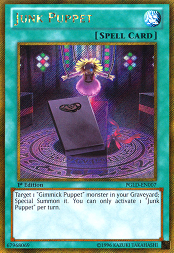 Junk Puppet [PGLD-EN007] Gold Secret Rare | Pegasus Games WI