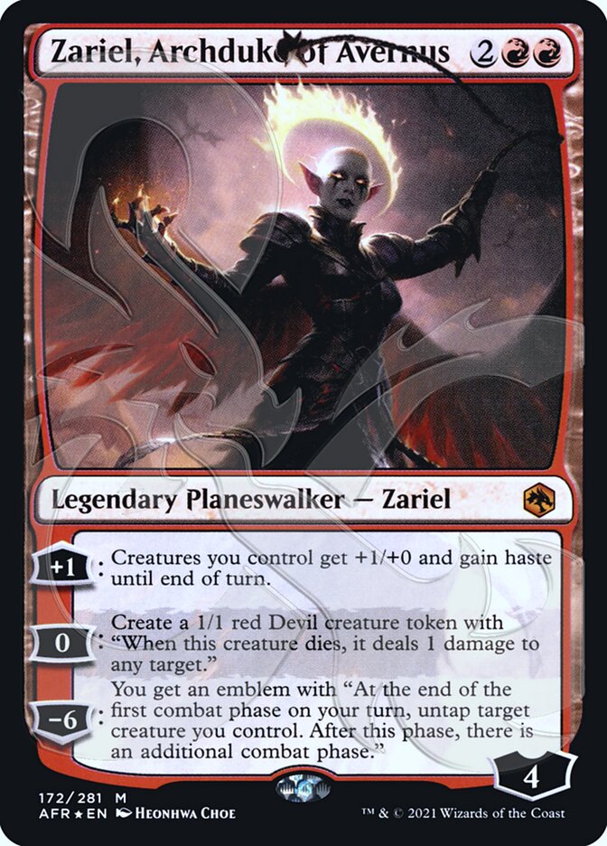 Zariel, Archduke of Avernus (Ampersand Promo) [Dungeons & Dragons: Adventures in the Forgotten Realms Promos] | Pegasus Games WI