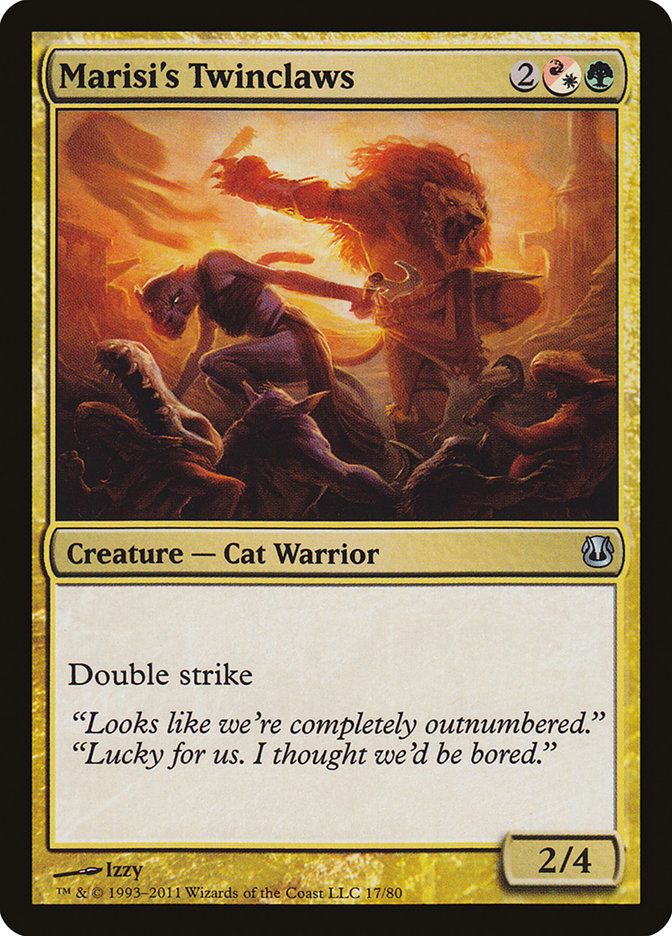Marisi's Twinclaws [Duel Decks: Ajani vs. Nicol Bolas] | Pegasus Games WI
