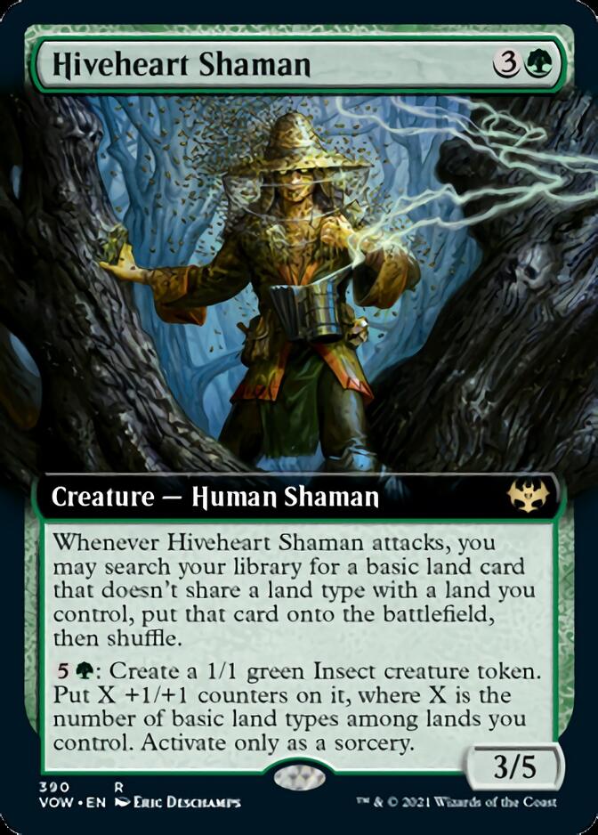 Hiveheart Shaman (Extended Art) [Innistrad: Crimson Vow] | Pegasus Games WI