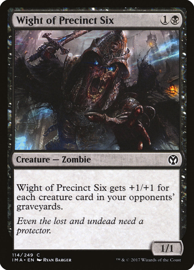 Wight of Precinct Six [Iconic Masters] | Pegasus Games WI