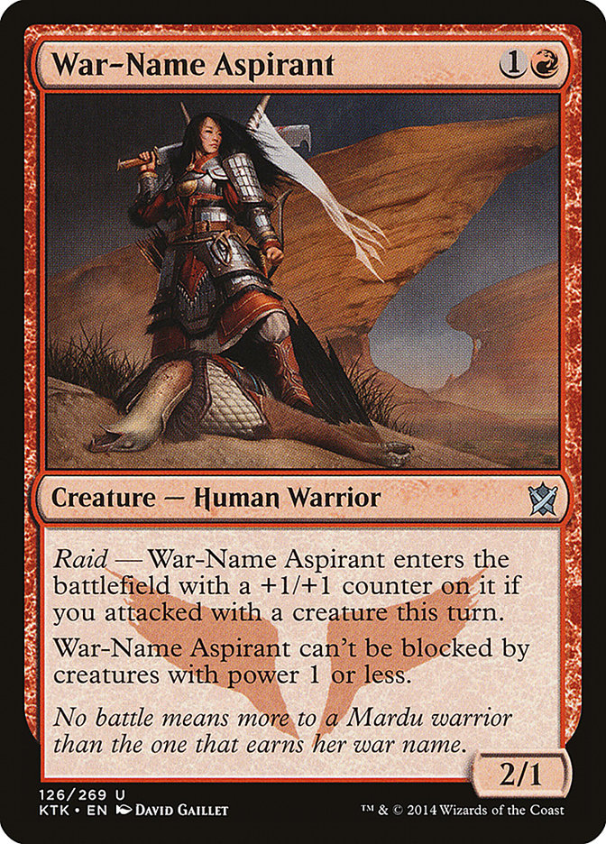 War-Name Aspirant [Khans of Tarkir] | Pegasus Games WI