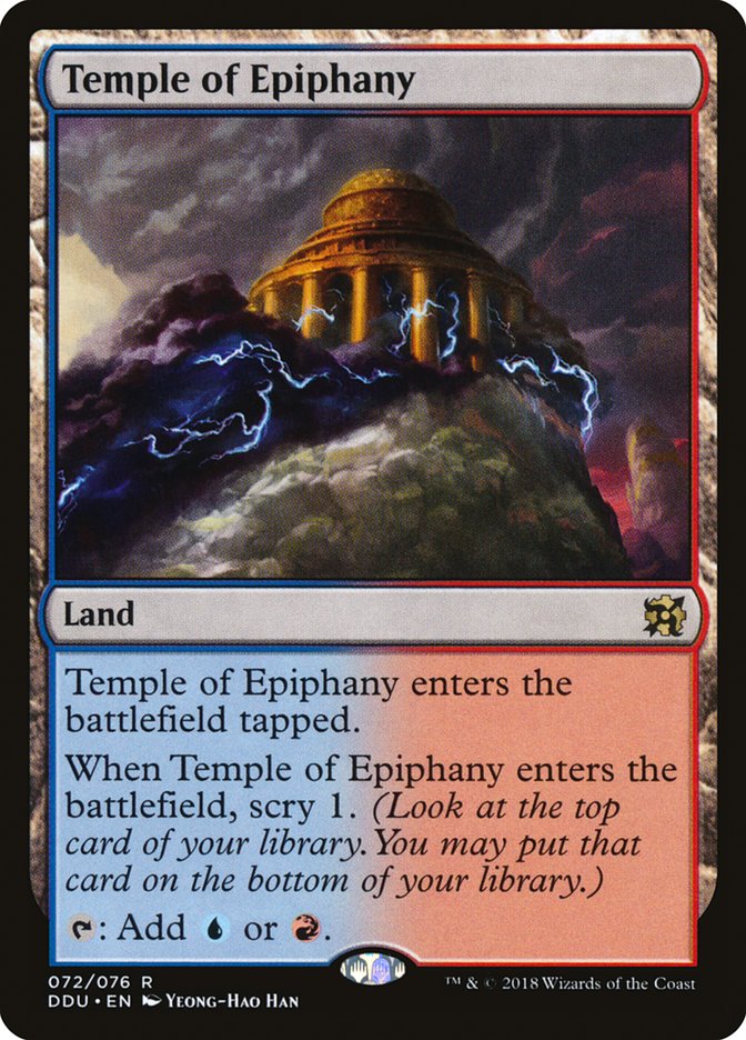 Temple of Epiphany [Duel Decks: Elves vs. Inventors] | Pegasus Games WI