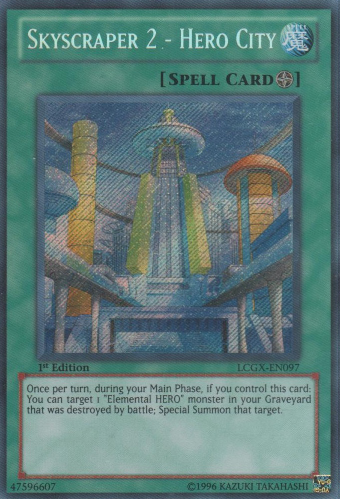 Skyscraper 2 - Hero City [LCGX-EN097] Secret Rare | Pegasus Games WI