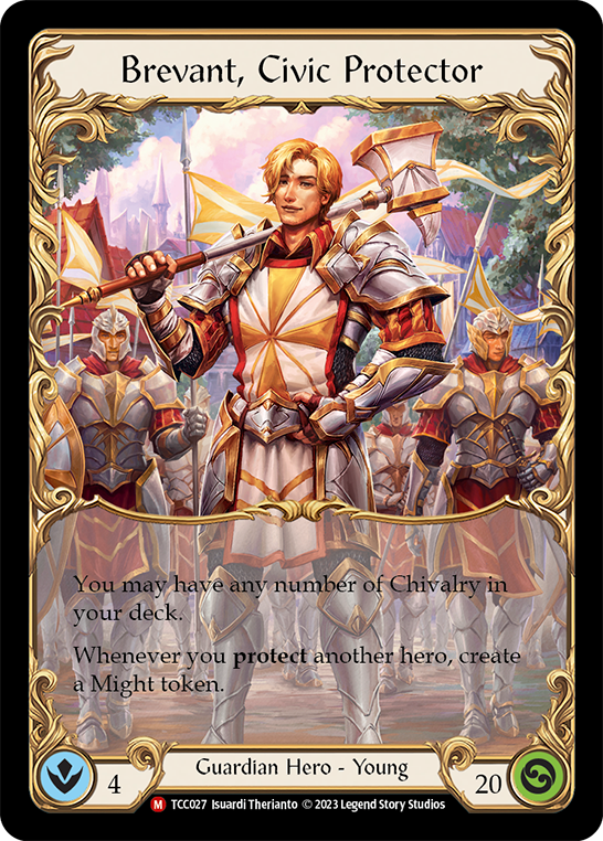 Brevant, Civic Protector [TCC027] (Round the Table: TCC x LSS)  Rainbow Foil | Pegasus Games WI