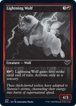 Lightning Wolf [Innistrad: Double Feature] | Pegasus Games WI
