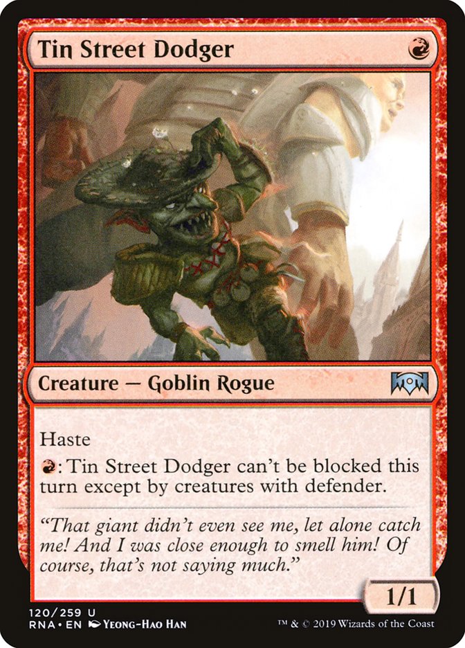 Tin Street Dodger [Ravnica Allegiance] | Pegasus Games WI