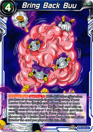 Bring Back Buu [BT6-050] | Pegasus Games WI