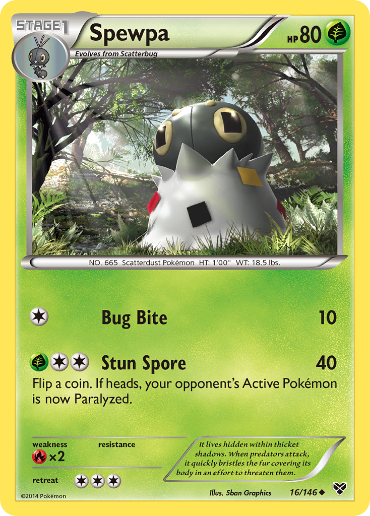 Spewpa (16/146) [XY: Base Set] | Pegasus Games WI