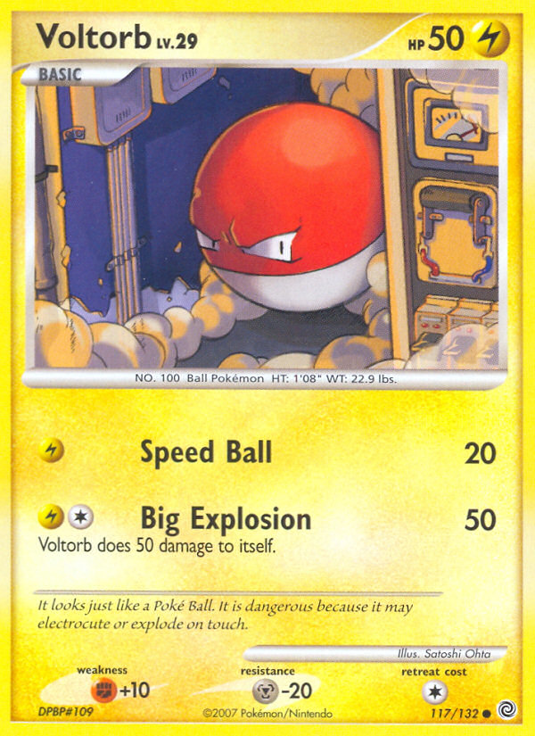 Voltorb (117/132) [Diamond & Pearl: Secret Wonders] | Pegasus Games WI