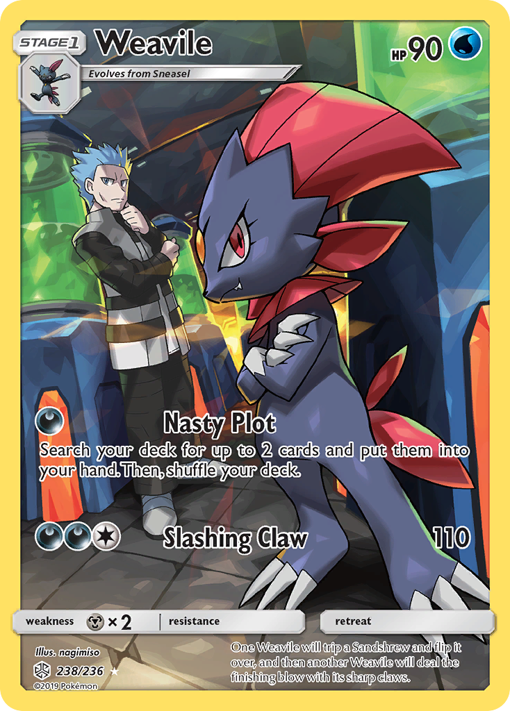 Weavile (238/236) [Sun & Moon: Cosmic Eclipse] | Pegasus Games WI