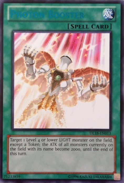 Photon Booster (Blue) [DL18-EN013] Rare | Pegasus Games WI