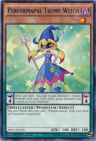 Performapal Trump Witch [MP15-EN196] Rare | Pegasus Games WI