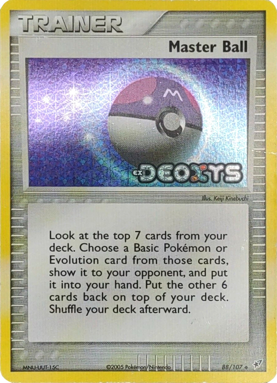 Master Ball (88/107) (Stamped) [EX: Deoxys] | Pegasus Games WI