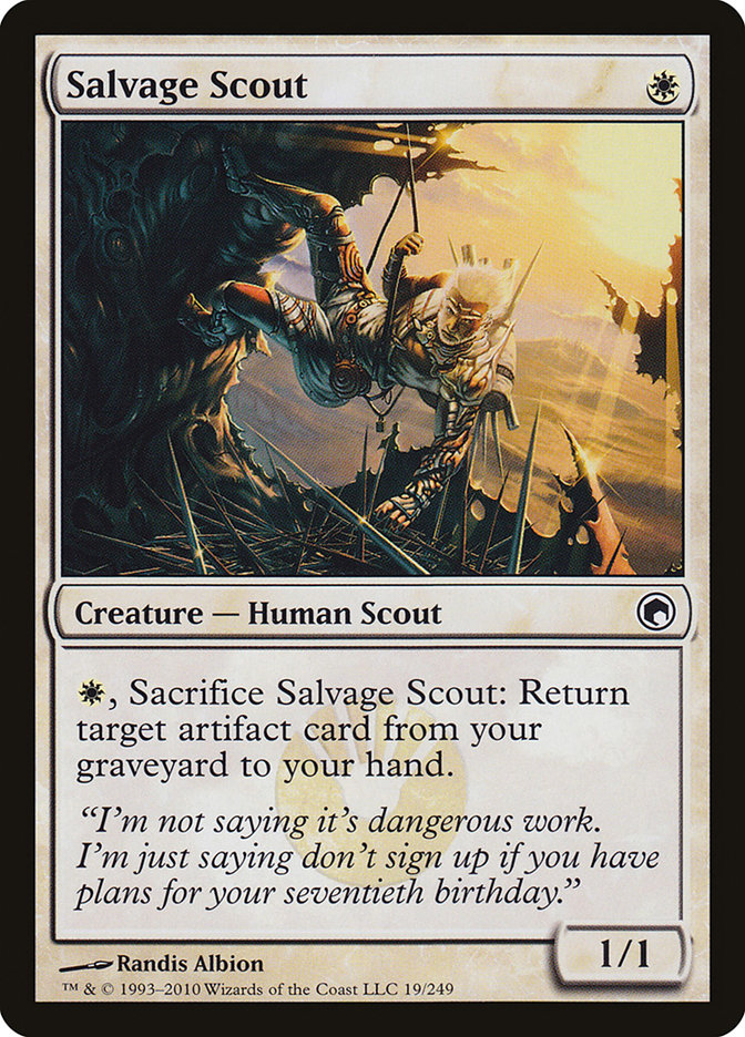 Salvage Scout [Scars of Mirrodin] | Pegasus Games WI