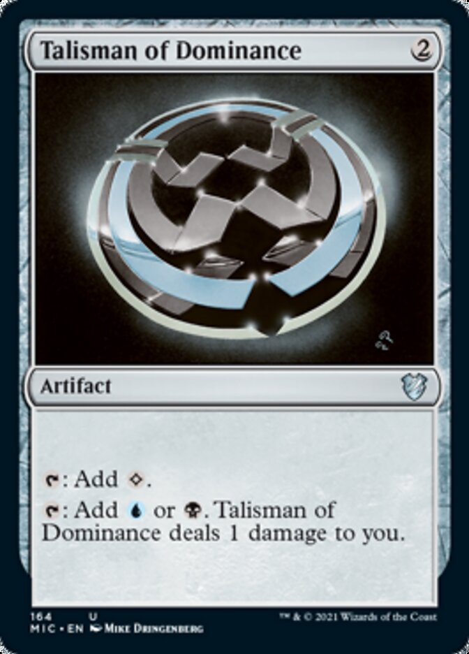 Talisman of Dominance [Innistrad: Midnight Hunt Commander] | Pegasus Games WI