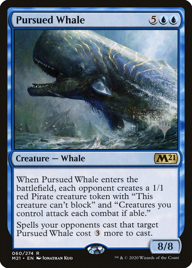 Pursued Whale (Promo Pack) [Core Set 2021 Promos] | Pegasus Games WI