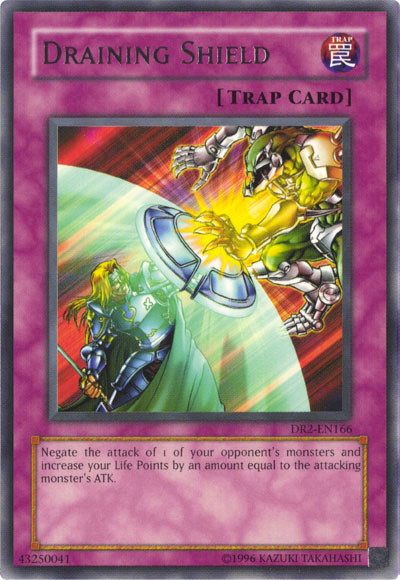 Draining Shield [DR2-EN166] Rare | Pegasus Games WI