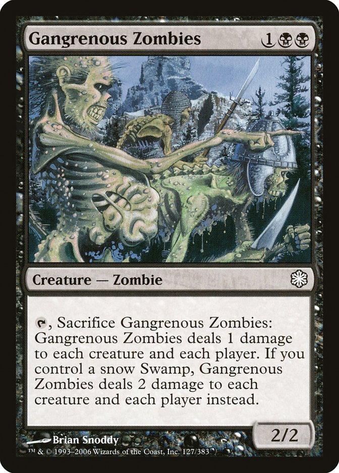 Gangrenous Zombies [Coldsnap Theme Decks] | Pegasus Games WI