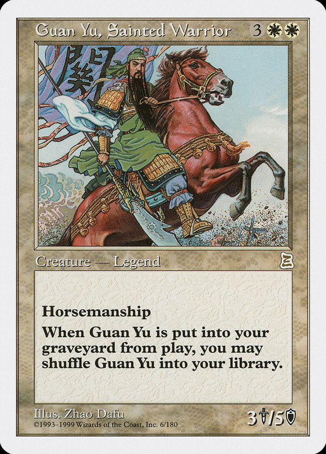 Guan Yu, Sainted Warrior [Portal Three Kingdoms] | Pegasus Games WI