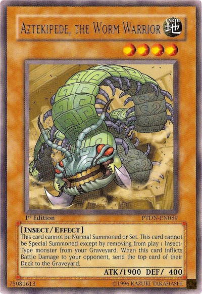 Aztekipede, the Worm Warrior [PTDN-EN089] Rare | Pegasus Games WI