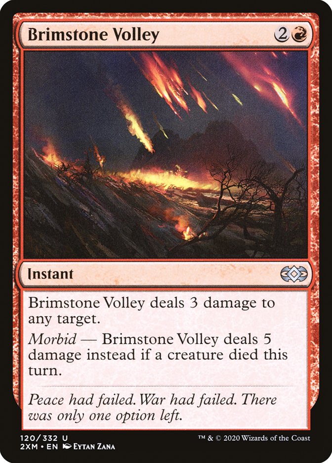 Brimstone Volley [Double Masters] | Pegasus Games WI