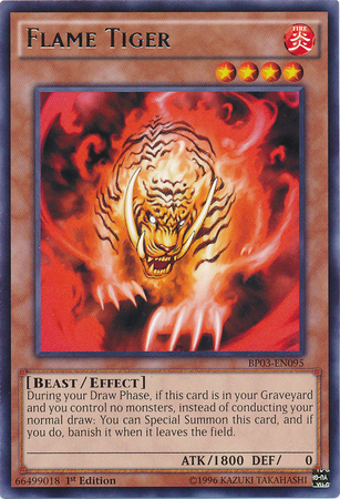 Flame Tiger [BP03-EN095] Rare | Pegasus Games WI