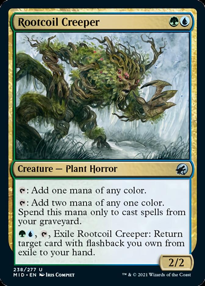 Rootcoil Creeper [Innistrad: Midnight Hunt] | Pegasus Games WI