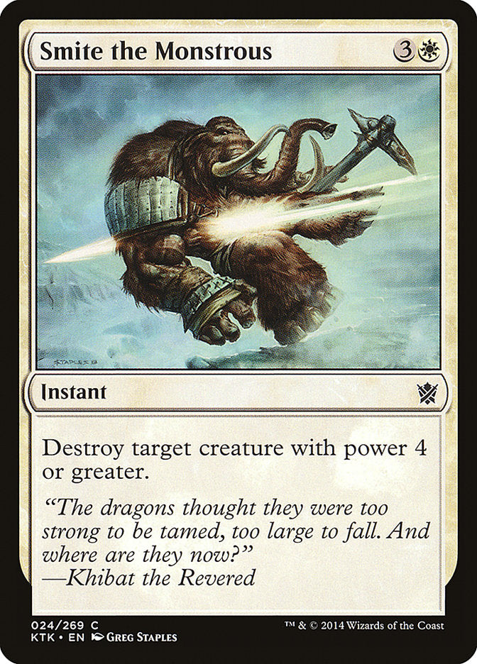 Smite the Monstrous [Khans of Tarkir] | Pegasus Games WI