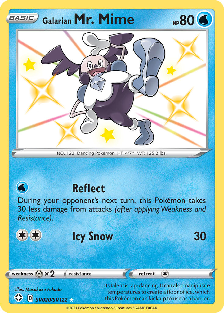Galarian Mr. Mime (SV020/SV122) [Sword & Shield: Shining Fates] | Pegasus Games WI
