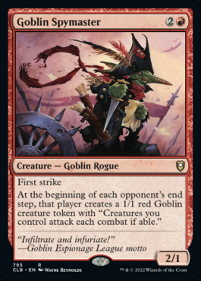 Goblin Spymaster [Commander Legends: Battle for Baldur's Gate] | Pegasus Games WI