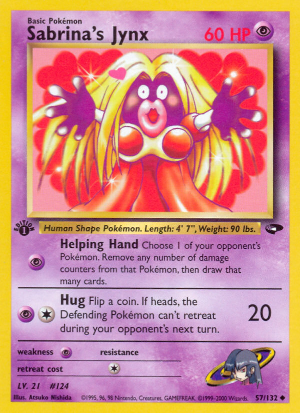 Sabrina's Jynx (57/132) [Gym Challenge 1st Edition] | Pegasus Games WI