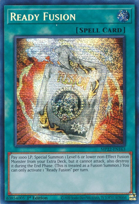 Ready Fusion [MP22-EN163] Prismatic Secret Rare | Pegasus Games WI