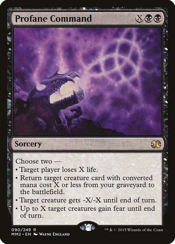 Profane Command [Modern Masters 2015] | Pegasus Games WI