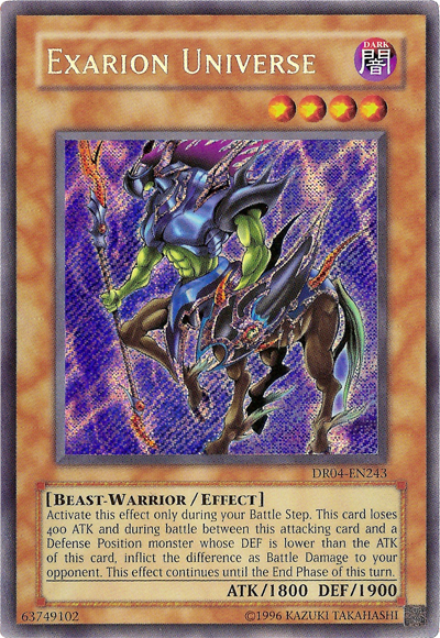 Exarion Universe [DR04-EN243] Secret Rare | Pegasus Games WI