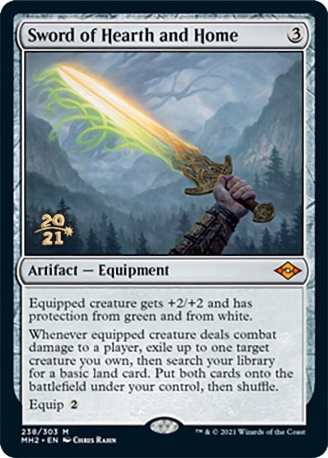 Sword of Hearth and Home [Modern Horizons 2 Prerelease Promos] | Pegasus Games WI