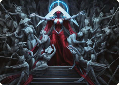 Elesh Norn, Mother of Machines Art Card [Phyrexia: All Will Be One Art Series] | Pegasus Games WI