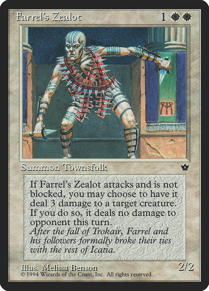 Farrel's Zealot (Melissa A. Benson) [Fallen Empires] | Pegasus Games WI