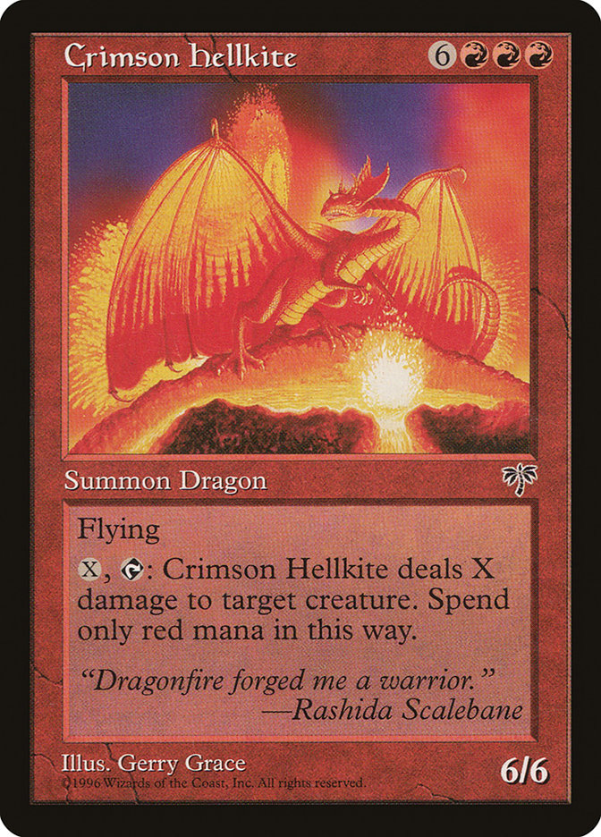 Crimson Hellkite [Mirage] | Pegasus Games WI