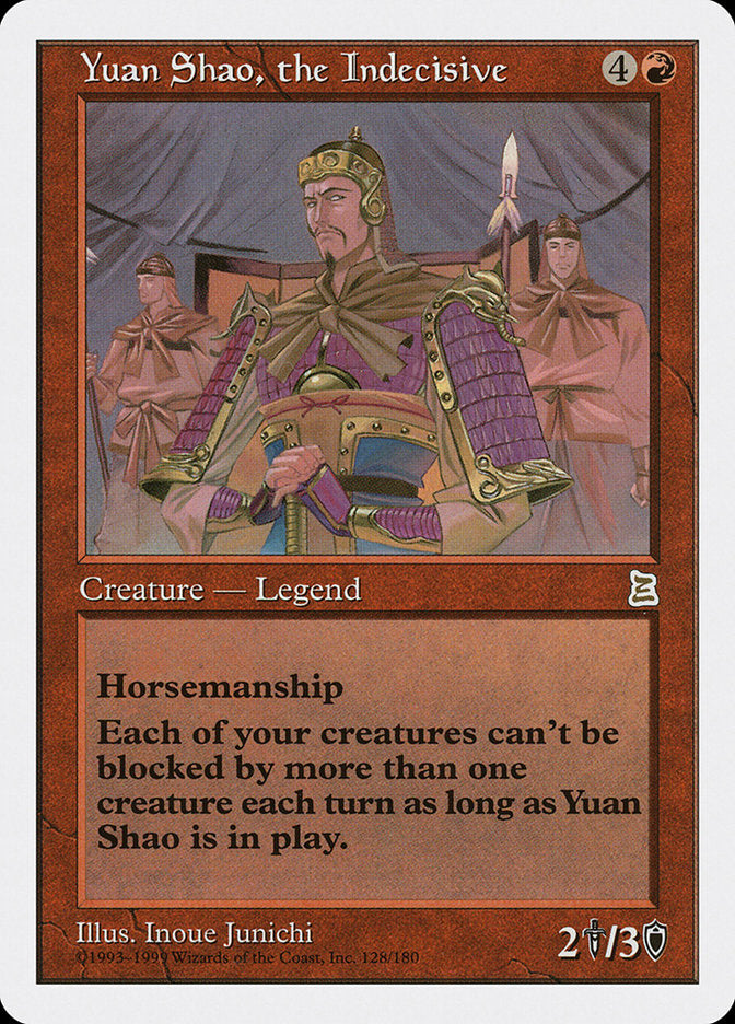 Yuan Shao, the Indecisive [Portal Three Kingdoms] | Pegasus Games WI