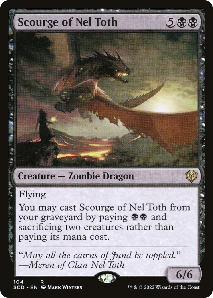 Scourge of Nel Toth [Starter Commander Decks] | Pegasus Games WI