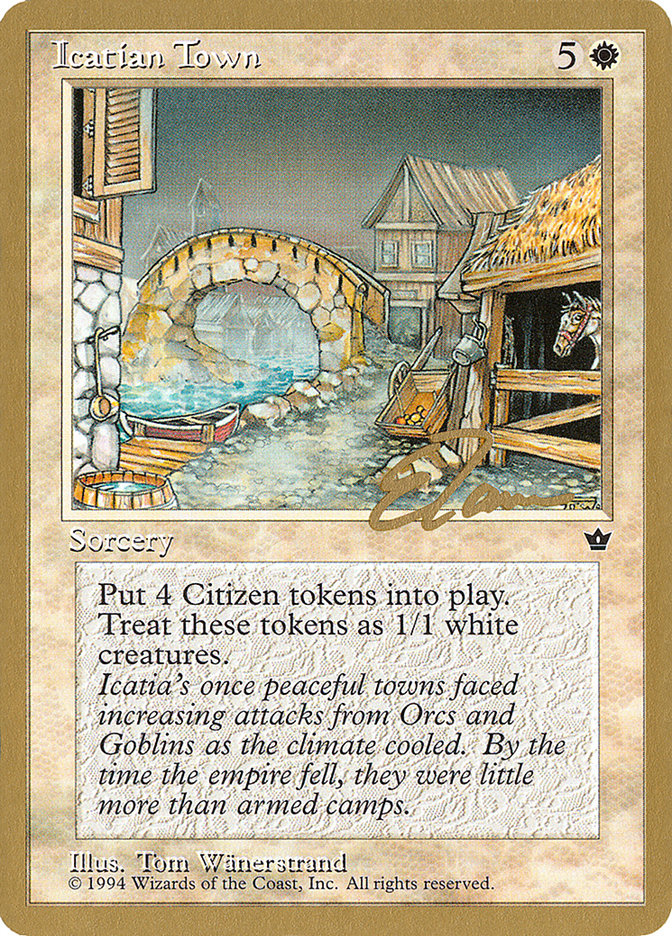 Icatian Town (Eric Tam) [Pro Tour Collector Set] | Pegasus Games WI